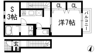 Clair Blancの物件間取画像